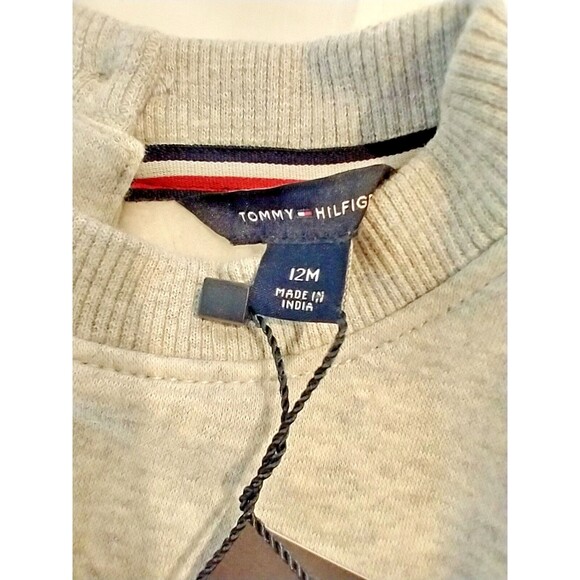 NWT Tommy Hilfiger Red White & Blue Embroidered Start Logo on Sweater 5M - Picture 5 of 7